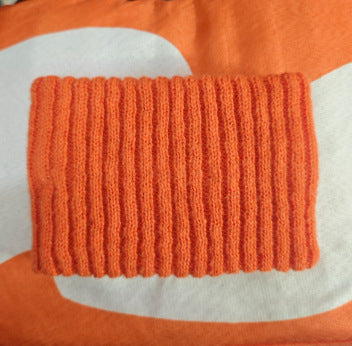 Women Fashion Autumn Winter Warm Wide Knitted Elastic Plaid Geometric Hair Band