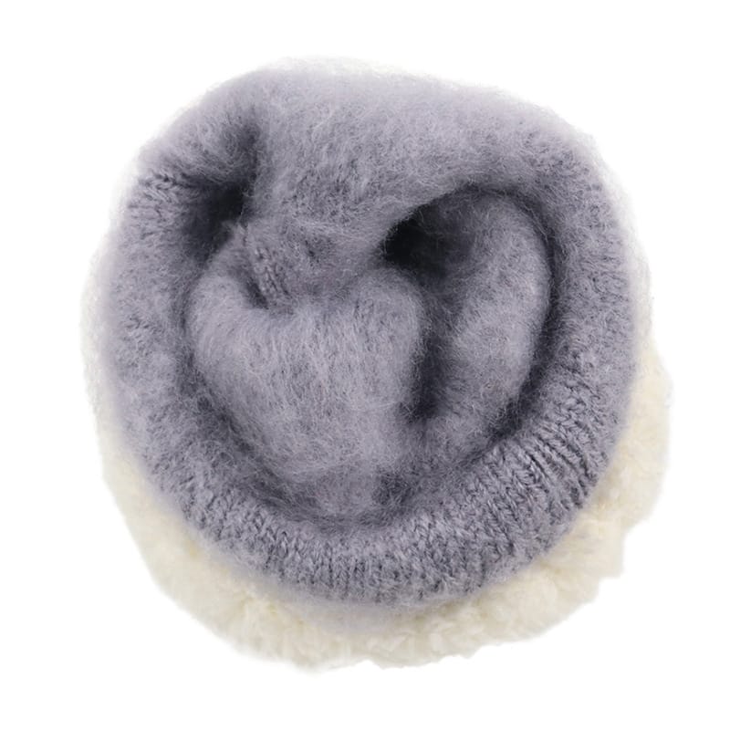 Simple Knitted Embroidery Touch Screen Gloves For Women
