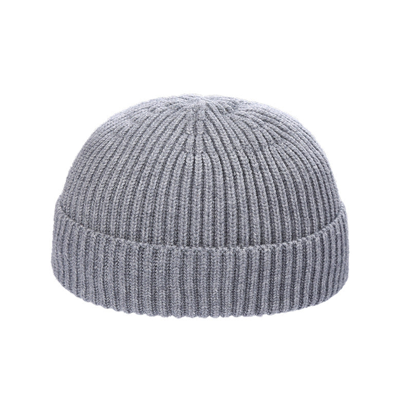 Fashion Winter Warm Knitted Beanie Unisex Dome Monochrome