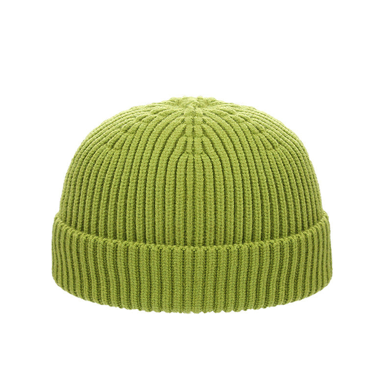 Fashion Winter Warm Knitted Beanie Unisex Dome Monochrome