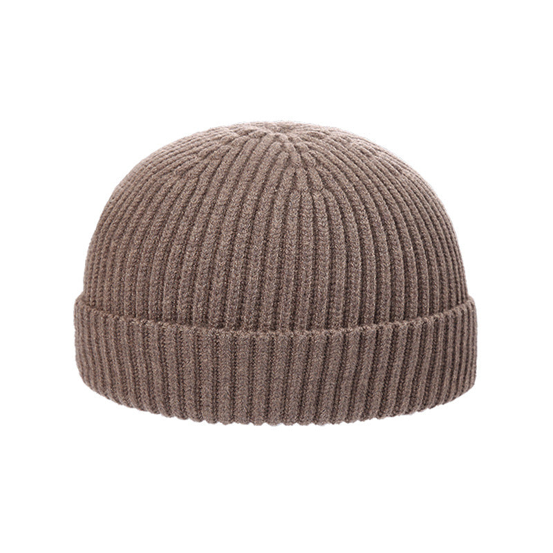 Fashion Winter Warm Knitted Beanie Unisex Dome Monochrome