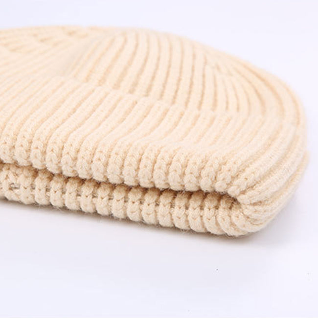 Fashion Winter Warm Knitted Beanie Unisex Dome Monochrome