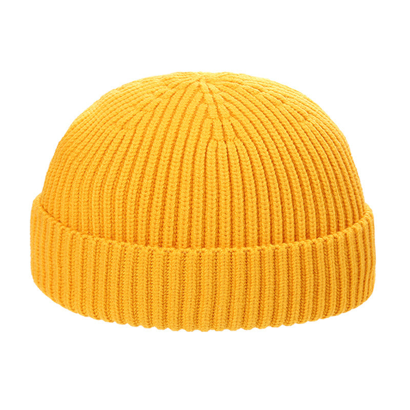 Fashion Winter Warm Knitted Beanie Unisex Dome Monochrome