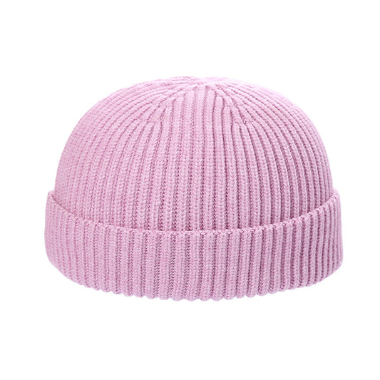 Fashion Winter Warm Knitted Beanie Unisex Dome Monochrome