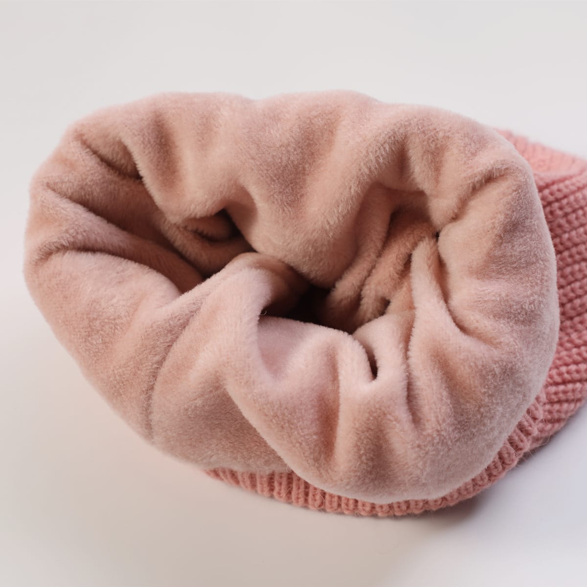 Fashion Color Matching Thick Knitted Cone Hat