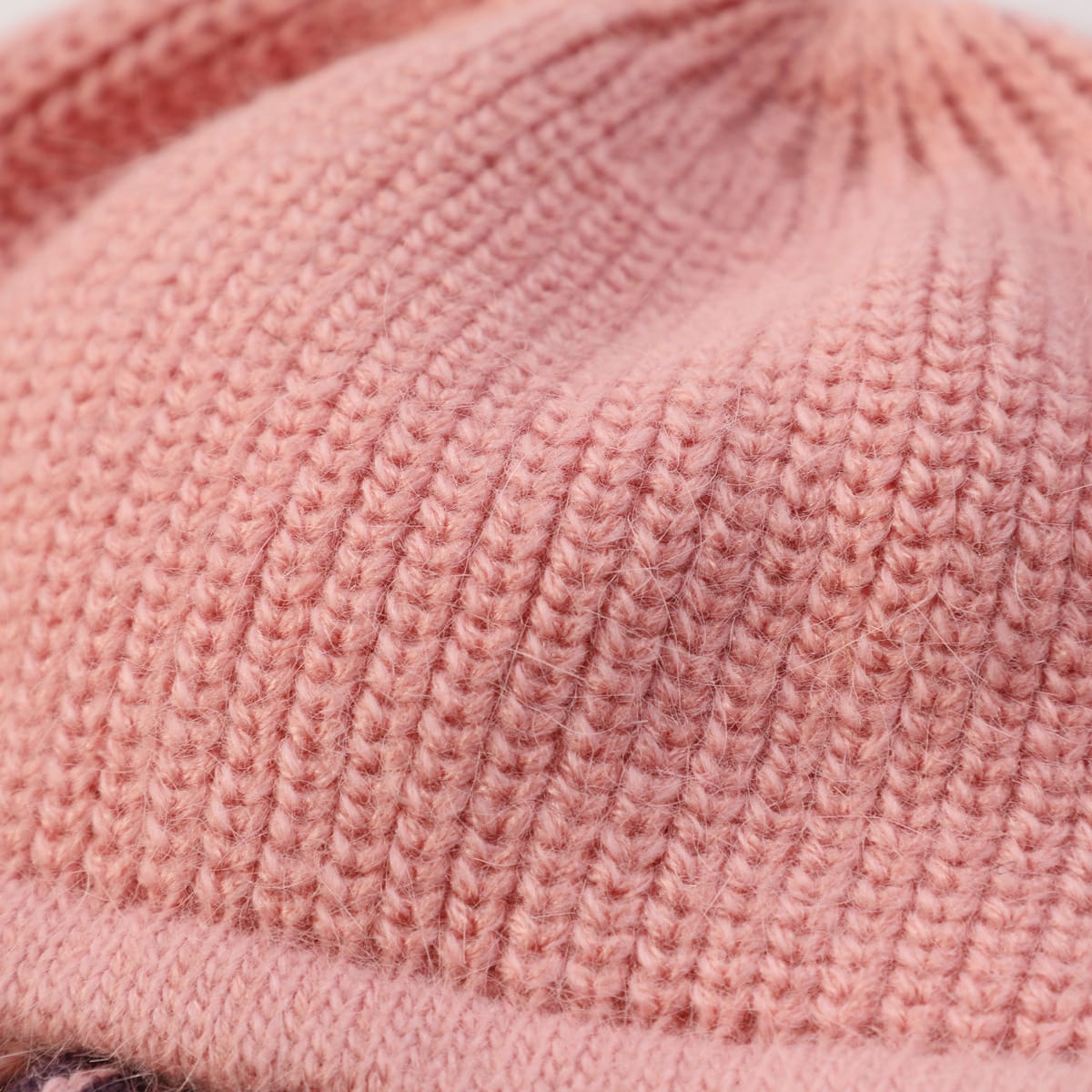 Fashion Color Matching Thick Knitted Cone Hat