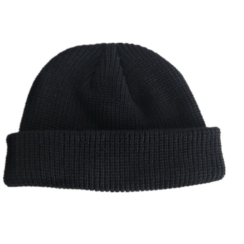 Solid Color Knitted Unisex Men And Women Beanies