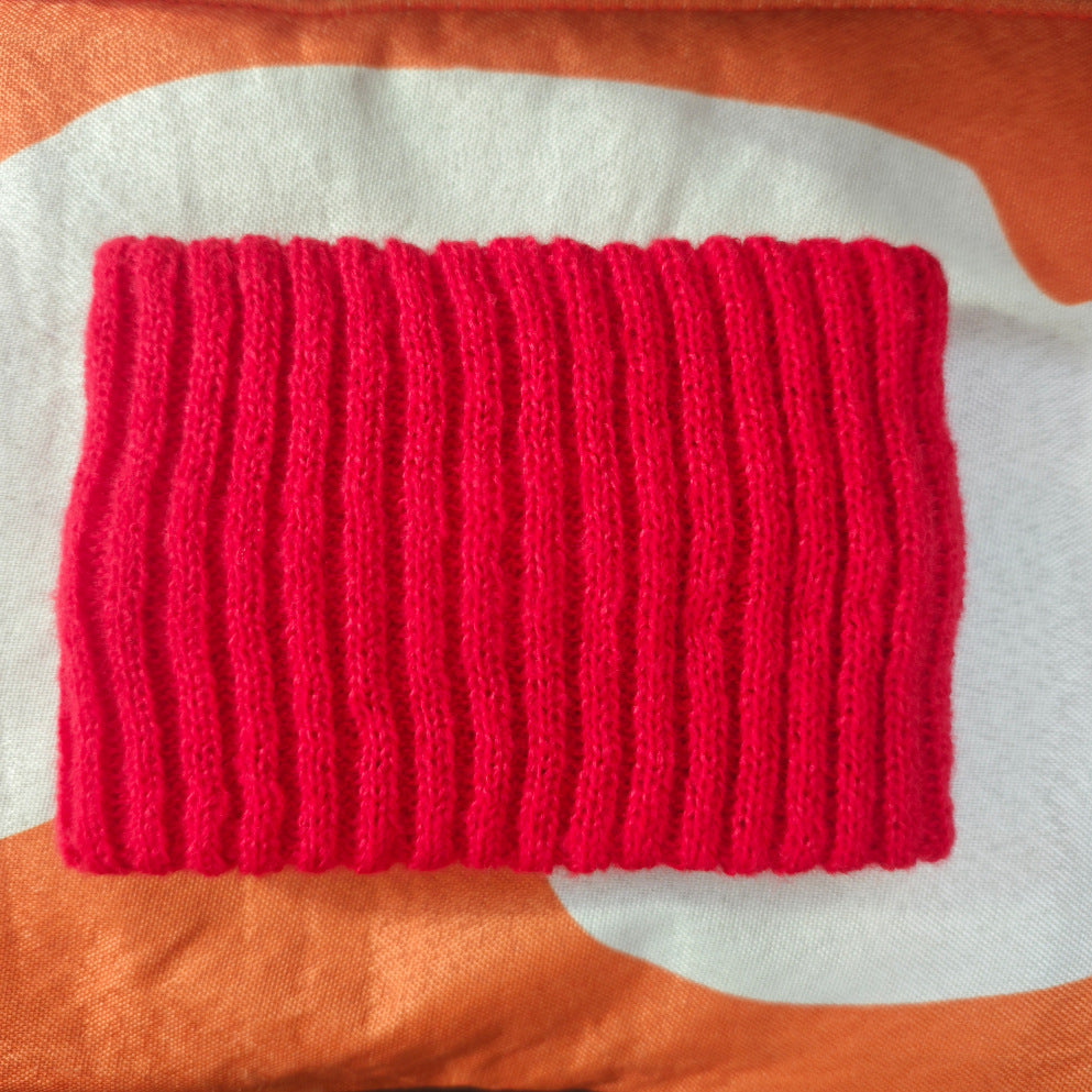 Women Fashion Autumn Winter Warm Wide Knitted Elastic Plaid Geometric Hair Band