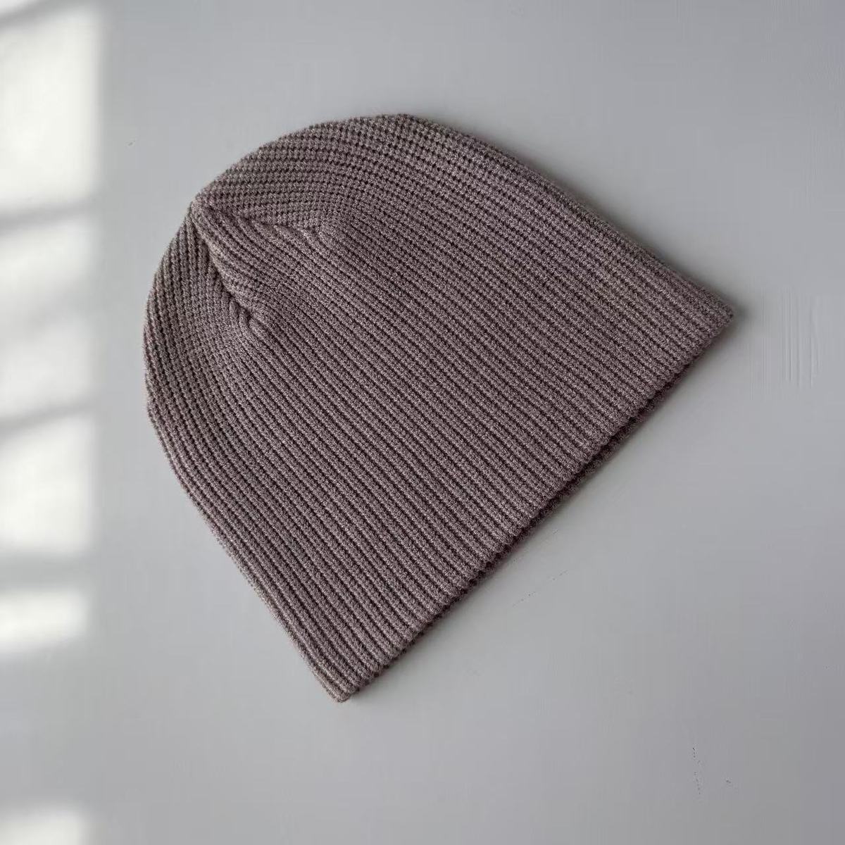 Fashion Solid Color Autumn And Winter Knitted Hat
