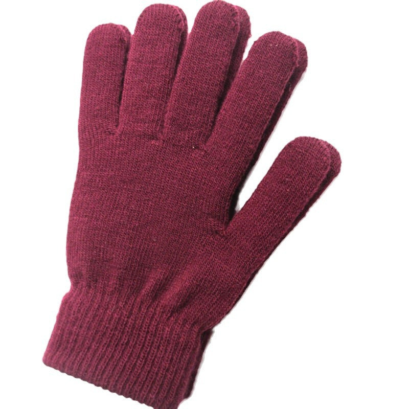 Neutral Fashion Cold Warm Knitted Acrylic Gloves
