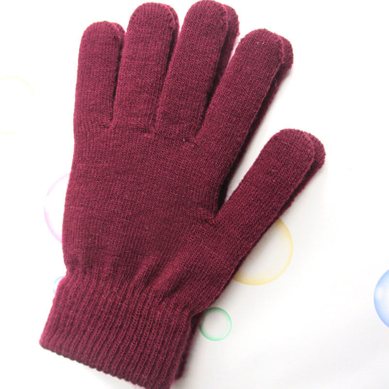 Neutral Fashion Cold Warm Knitted Acrylic Gloves