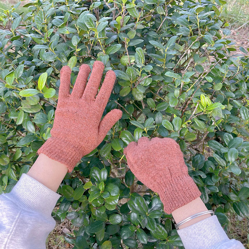 Neutral Fashion Cold Warm Knitted Acrylic Gloves
