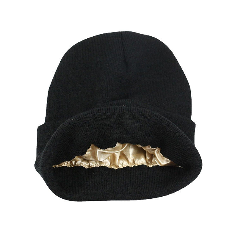 Autumn Winter Solid Color Unisex Warm Knitted Beanie Hat