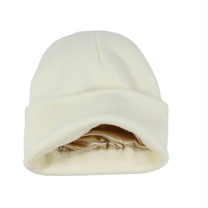 Autumn Winter Solid Color Unisex Warm Knitted Beanie Hat