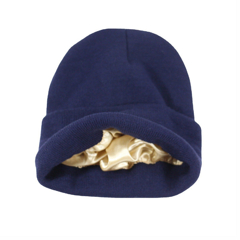 Autumn Winter Solid Color Unisex Warm Knitted Beanie Hat