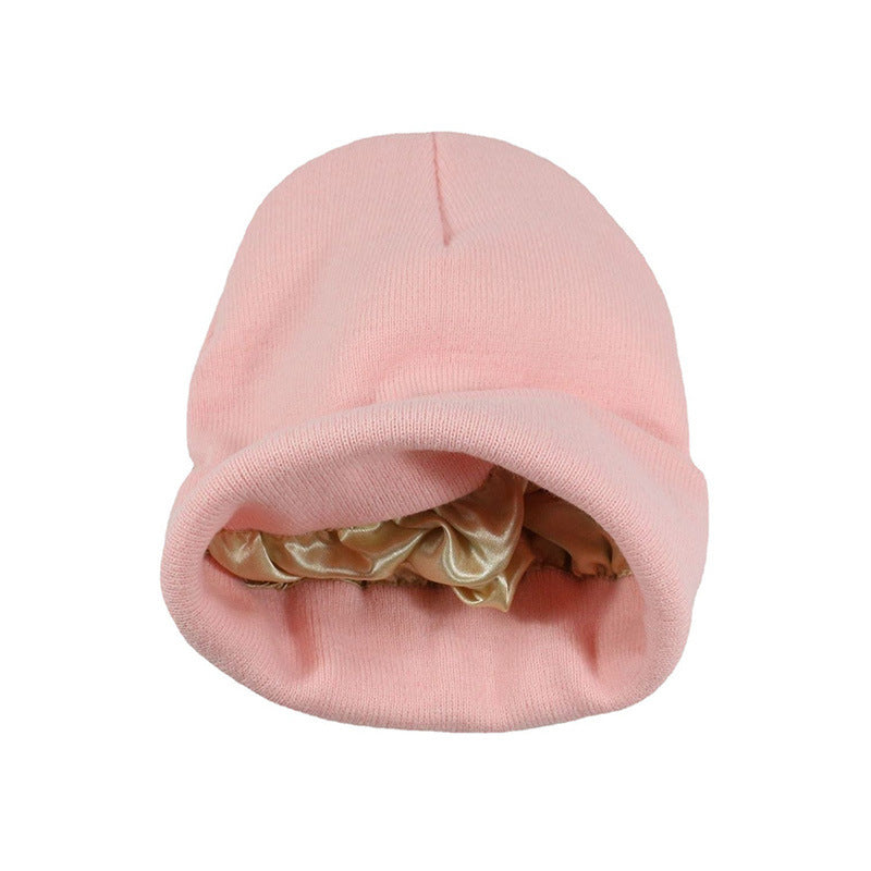 Autumn Winter Solid Color Unisex Warm Knitted Beanie Hat