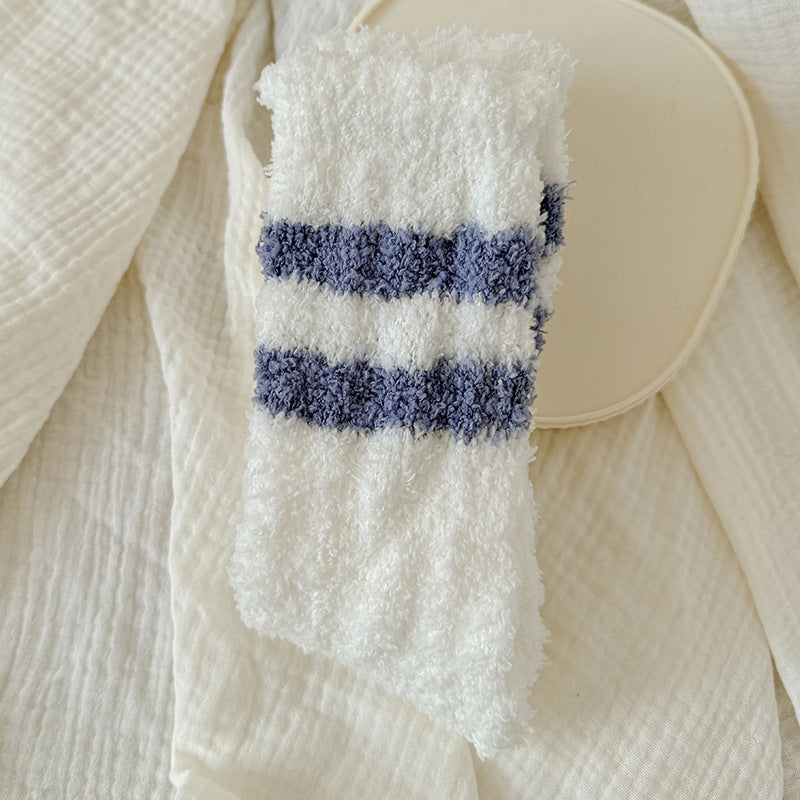 Coral Velvet Padded Terry Women's Socks