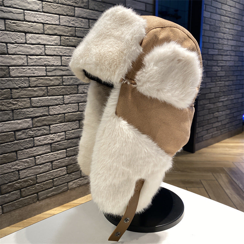 Women Winter Warm Plush Hat with Ear Protection
