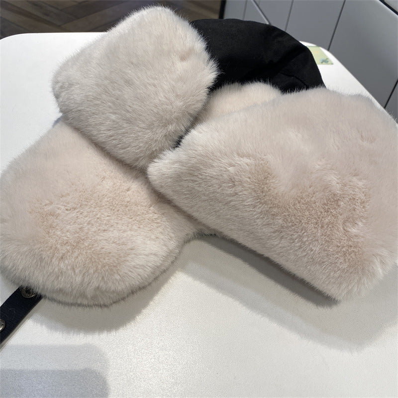 Women Winter Warm Plush Hat with Ear Protection