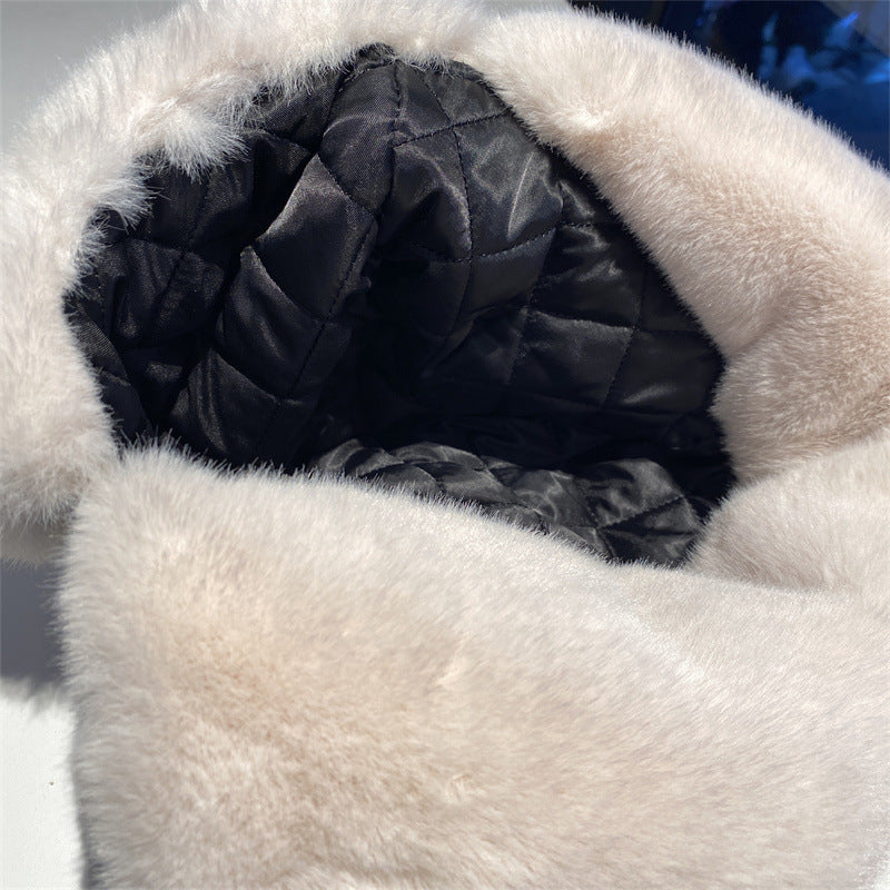 Women Winter Warm Plush Hat with Ear Protection