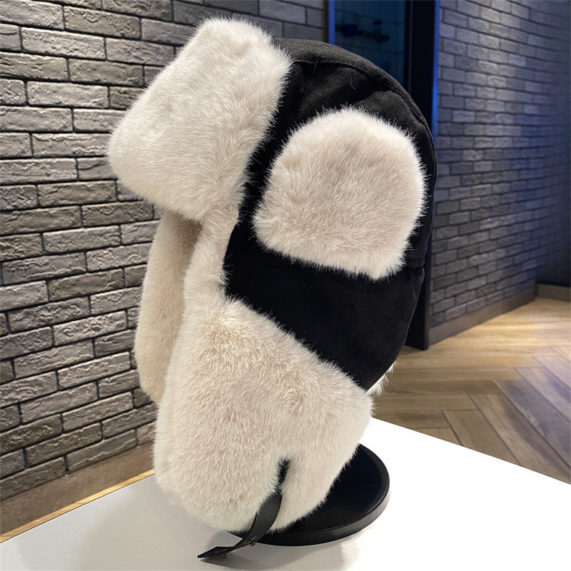 Women Winter Warm Plush Hat with Ear Protection