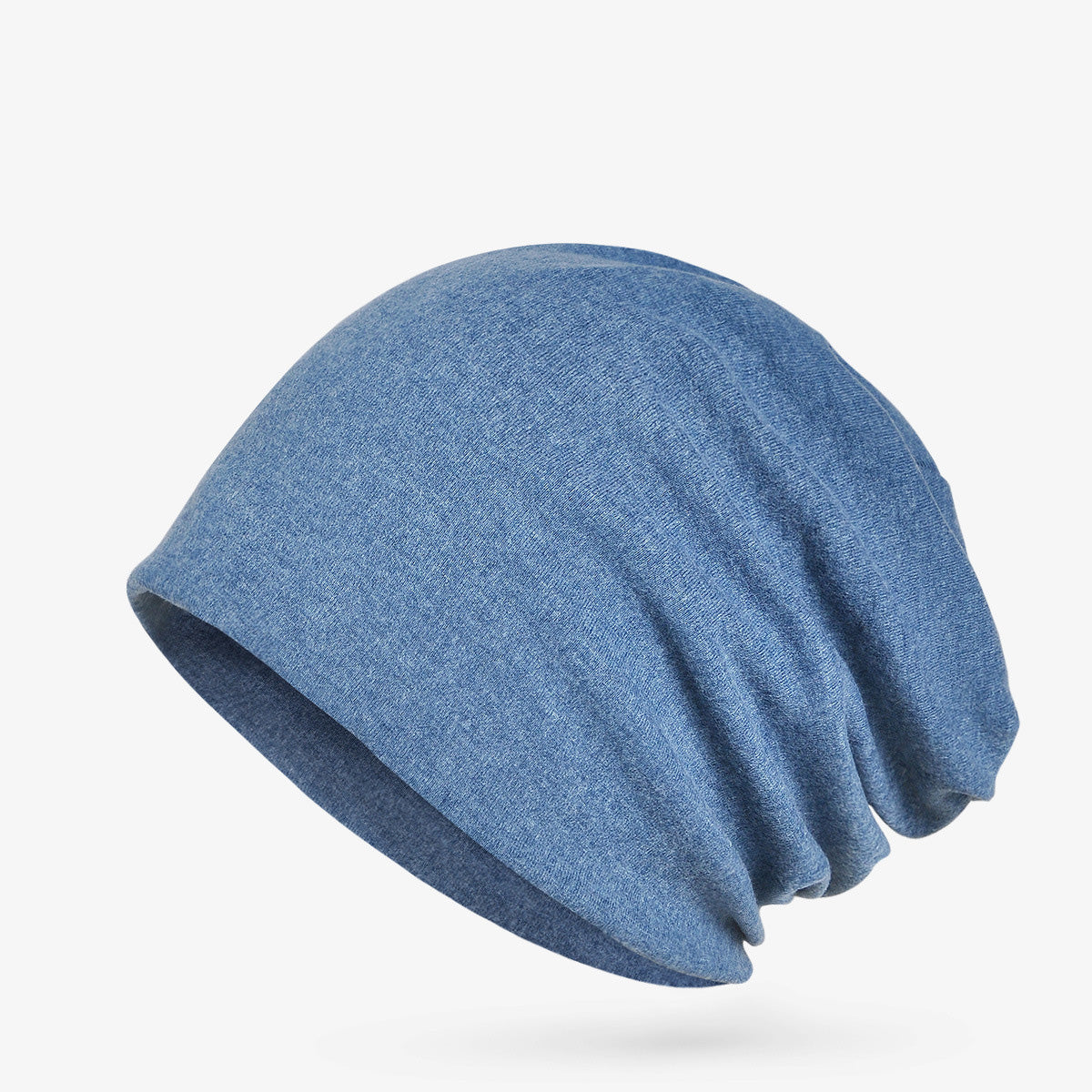 Winter Casual Solid Cotton Polyester Windproof Dual Use Beanie Cap